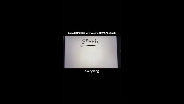 This is why being FAST is more important than being Perfect‼️
