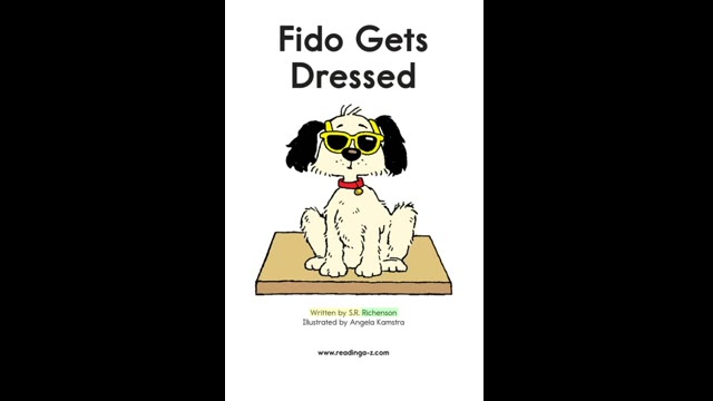 AA-72Fido Gets Dressed